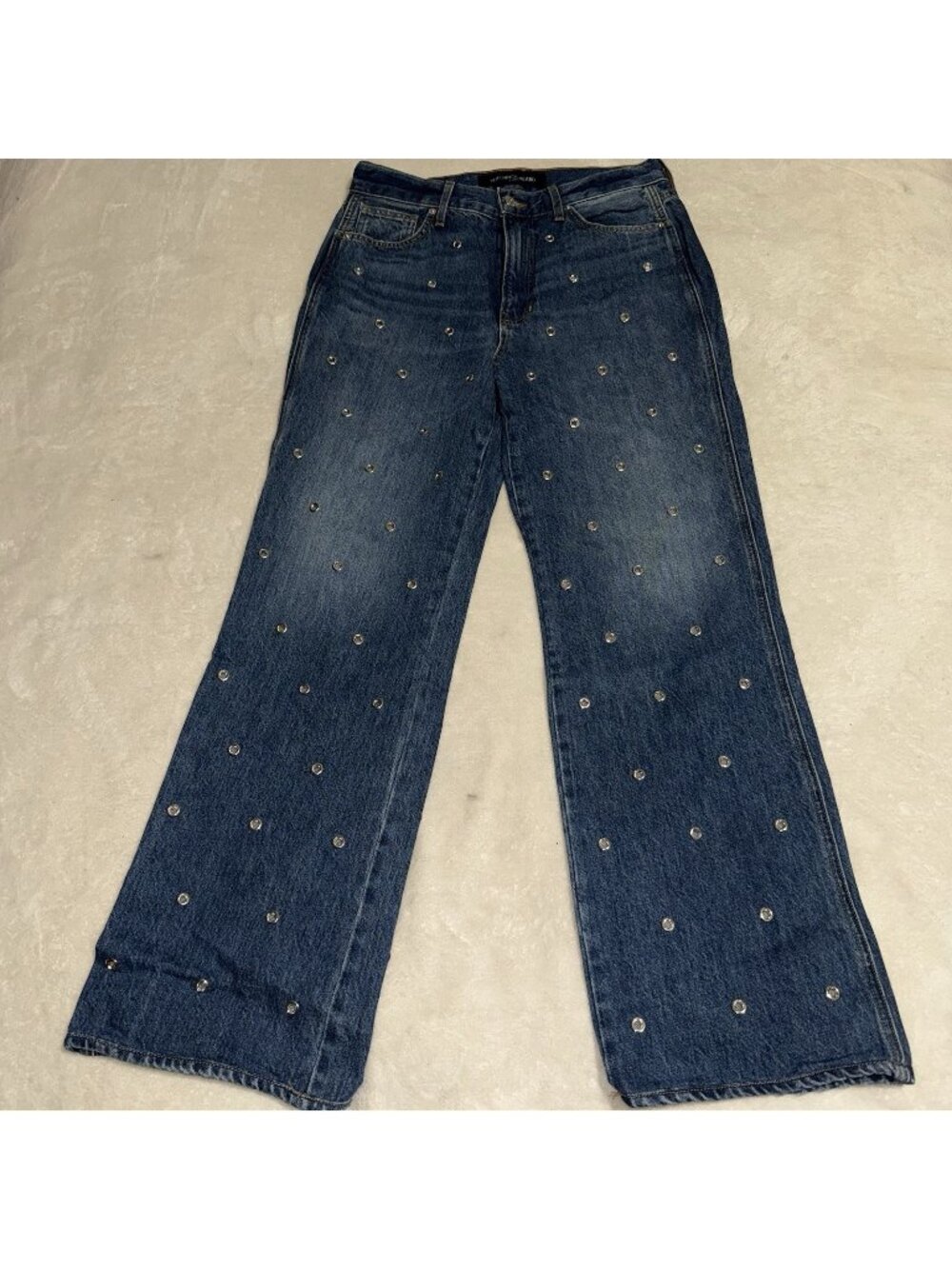 Veronica Beard Dylan Studded Straight Leg Jeans Women’s Size 29 High Rise